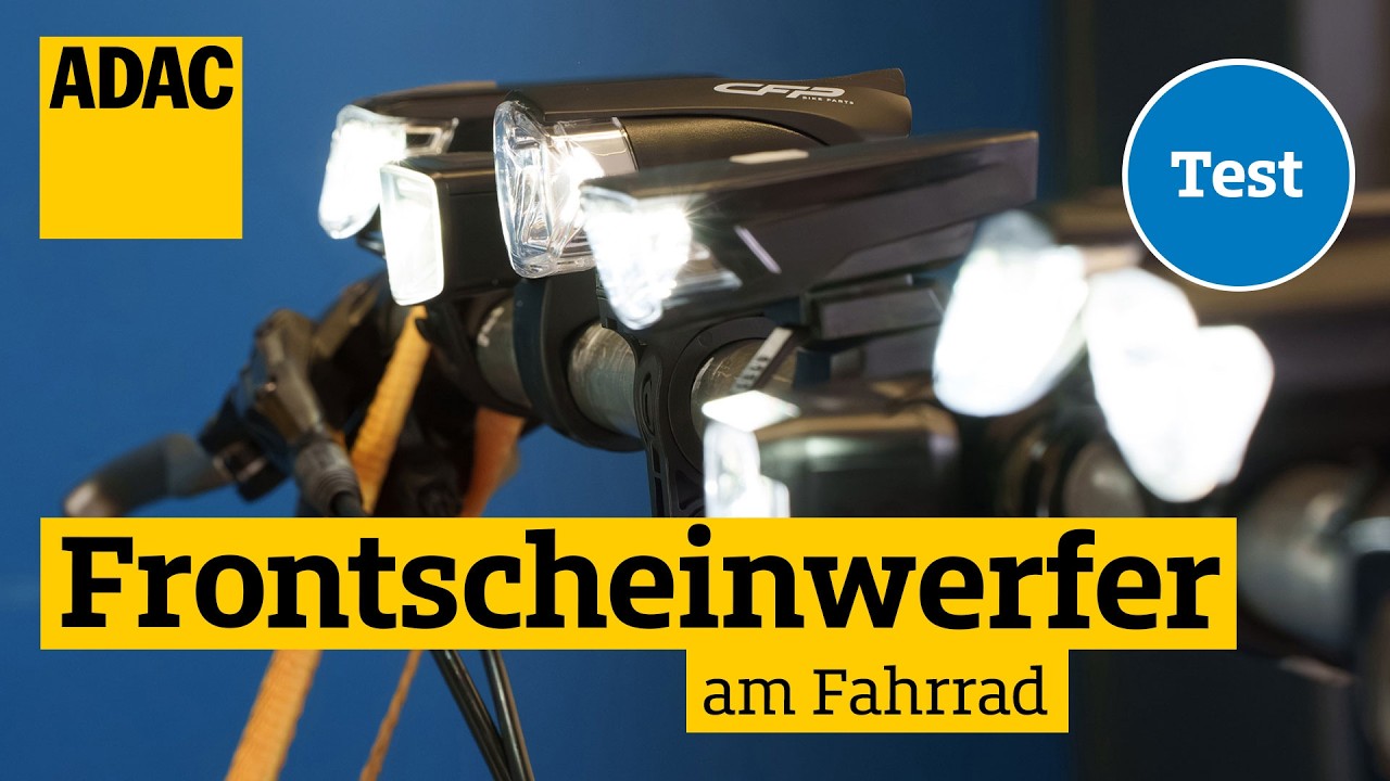 Fahrradlicht mit 100Lux oder 30Lux? Was hat im Test überzeugt? | ADAC