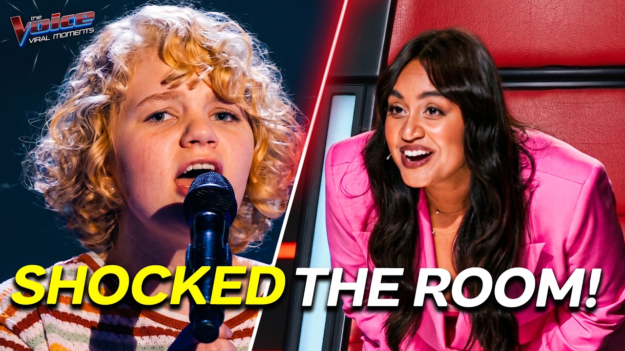 She's Only 14... But Her Deep Emotional Voice Stunned the Whole Room | The Voice