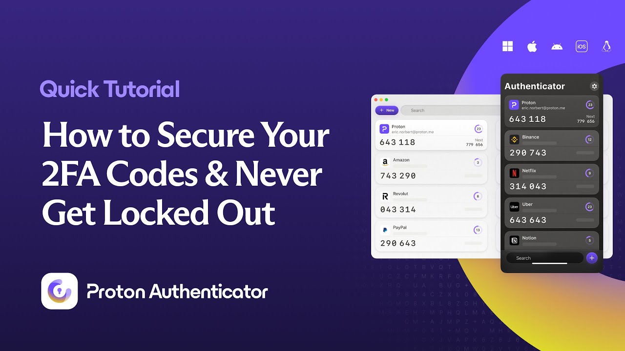 Proton Authenticator Tutorial: How to Secure Your 2FA Codes & Never Get Locked Out of Your Account