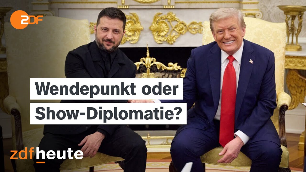 Trump, Selenskyj und die Europäer: So lief das Ukraine-Treffen im Weißen Haus