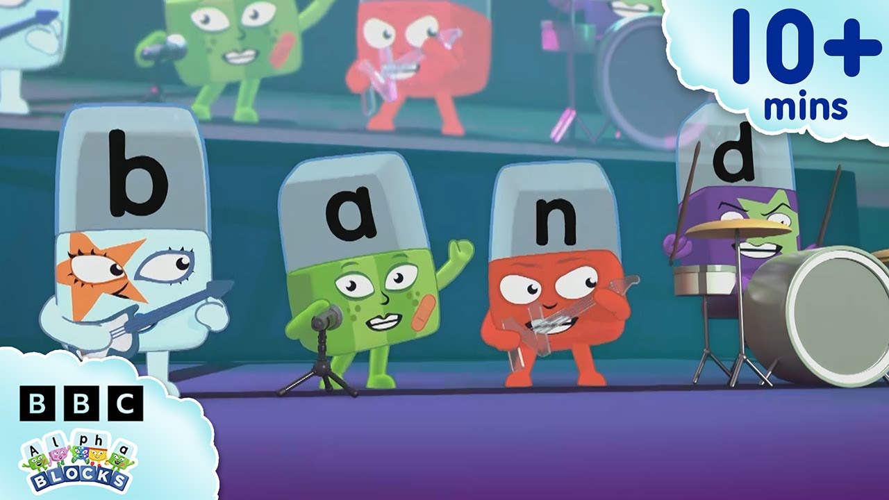 Battle of the Bands Ultimate Showdown  | Learn to Read and Spell for Kids | Alphablocks