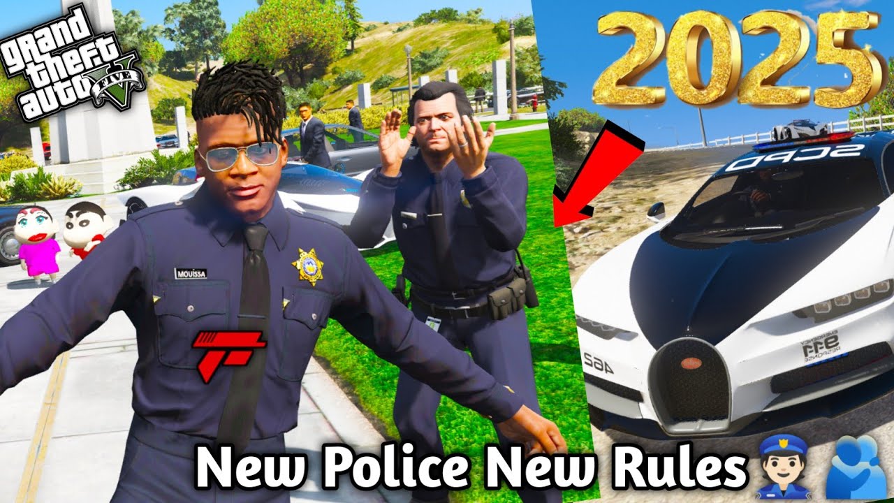GTA 5: Franklin Become Police To Make Los Santos Clean from Mafias👮🏻😈Police Cars Back🧿Ps Gamester
