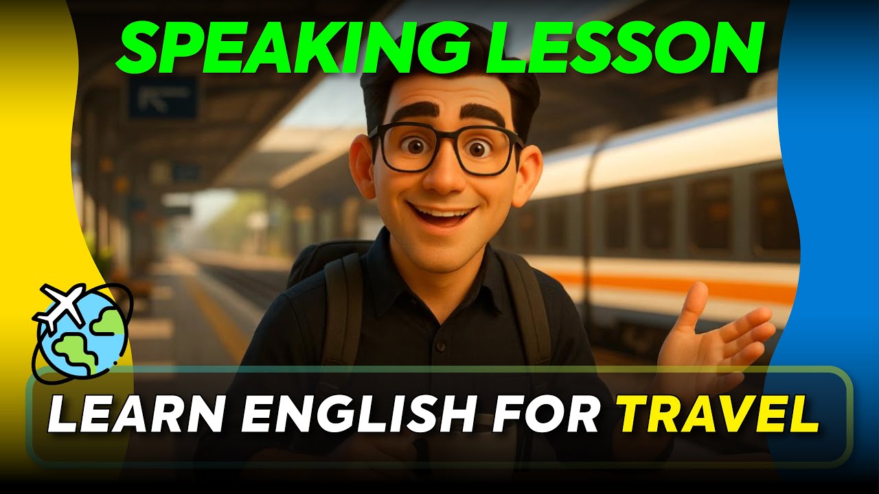 At the Train Station 🚆 | English Conversation for Beginners | Learn Travel English with Krish
