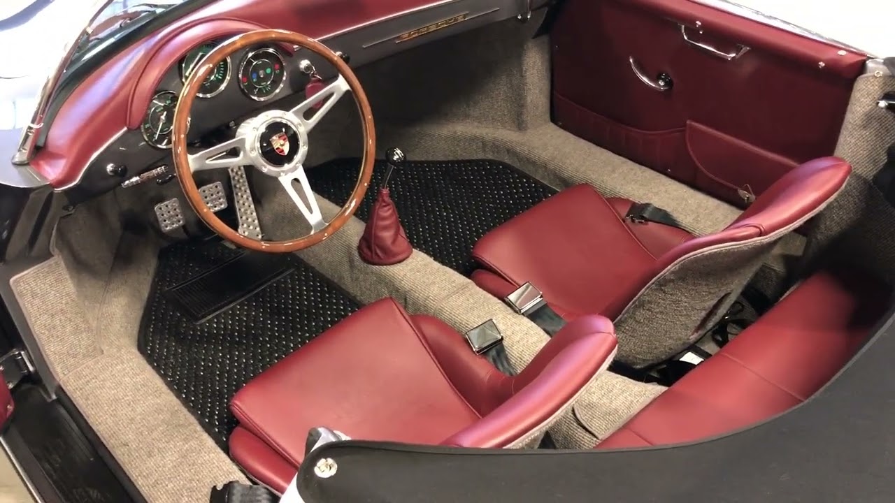 Продается практически новый автомобиль Seal Gray 356 Speedster Replica от Vintage Motorcars of CA...