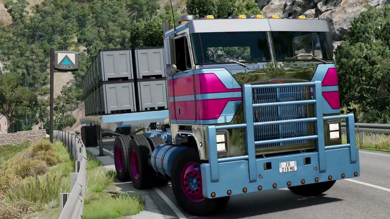 Beamng drive RLS career Overhaul $1mil truckloads