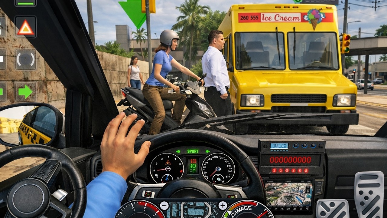 New Taxi Driver 2026 - Hatchback Car City Driving - Taxi Simulator Evolution! Car Android Gameplay