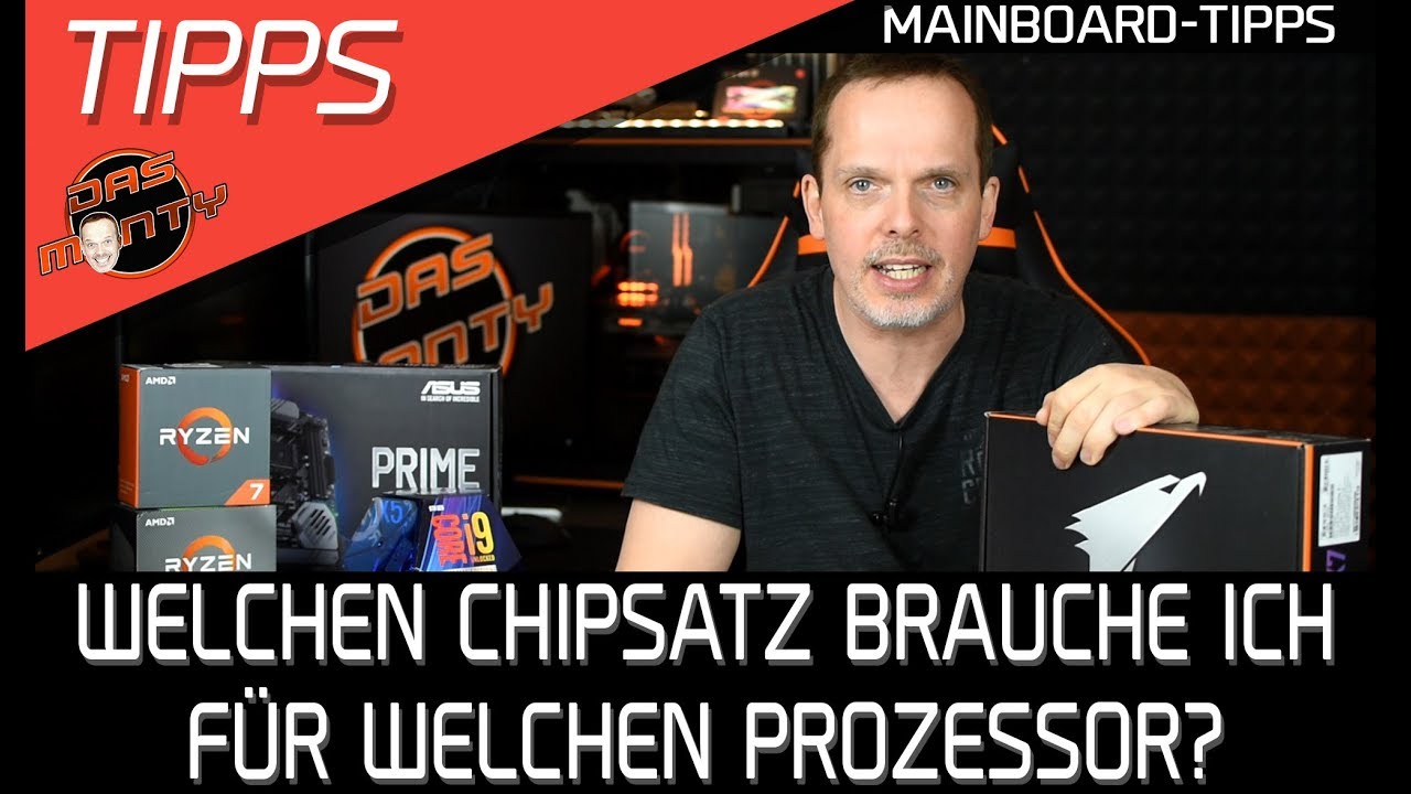 Mainboard - Welchen Chipsatz f&uuml;r welche CPU? | AMD Ryzen - Intel Core Prozessoren | DasMonty