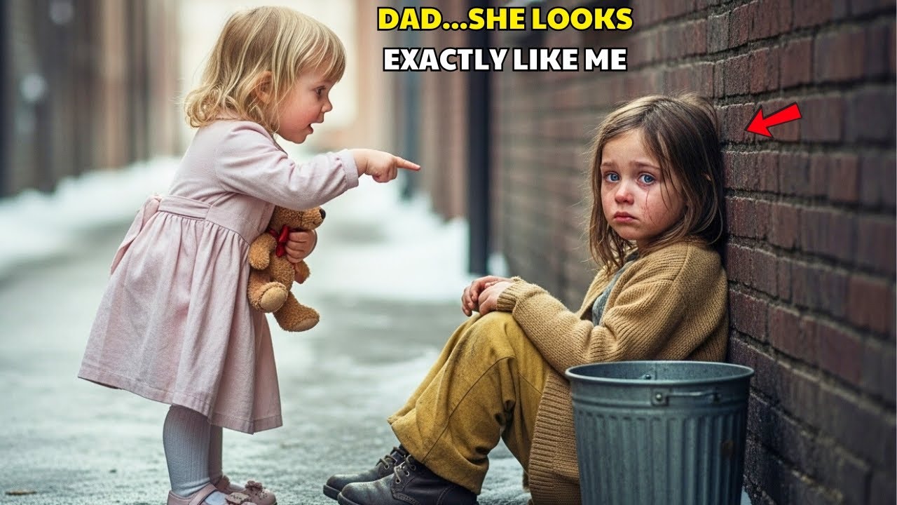 A LITTLE GIRL TELLS HER BILLIONAIRE FATHER ABOUT A POOR GIRL WHO LOOKS LIKE HER —THE TRUTH STUNS HIM