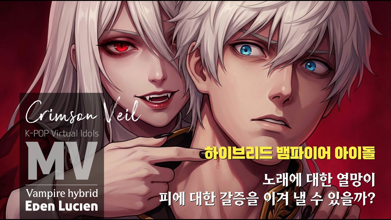 [MV] Crimson Veil / 혼혈 뱀파이어 아이돌_Short MV          #뱀파이어 #애니메이션 #애니 #음악 #뮤비 #제주도  #아이돌 #kpop #vampire