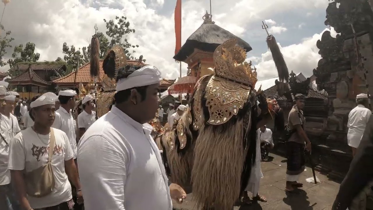 Upacara Ngeluhur Ida Sesuhunan Piodalan Pura Agung Gancan Bangli@alde time