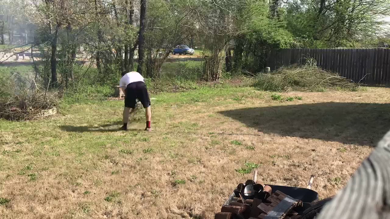 Yard Clean Up Time Lapse