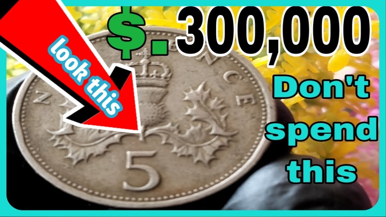 UK 5 New pence 1979 most valuable Coin worth up to $300,000 don't spend this?