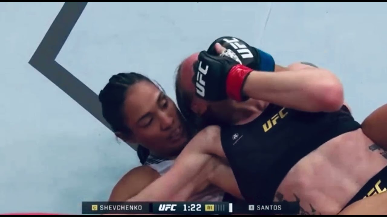 Taila Santos Taking Down & Controlling Valentina Shevchenko over and over
