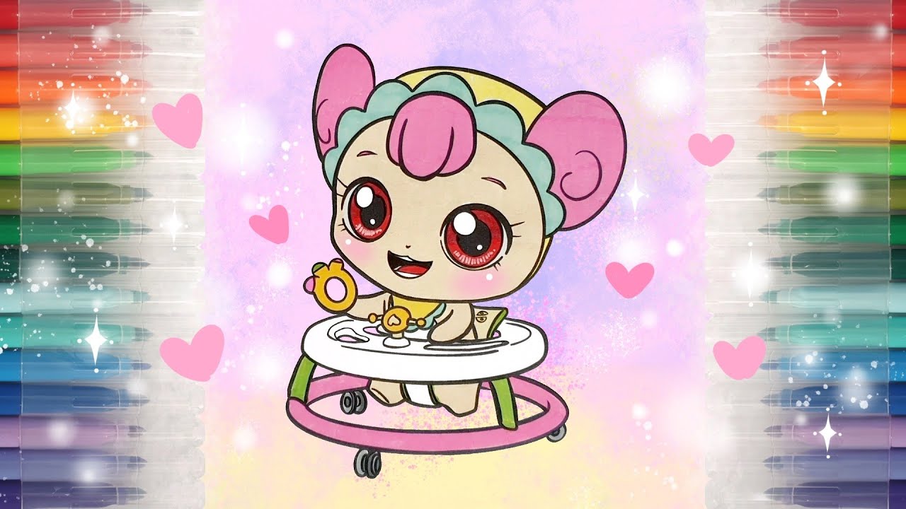 🍼색칠놀이🍼 프린세스 캐치티니핑 베베핑 색칠하기🎨 Princess Catch teenieping BEBEPING coloring 색칠공부