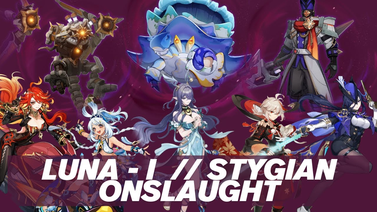 Stygian Onslaught: Terrorshock Blitz / Luna 1 / Mavuika-Mualani / Lauma-Nahida / Clorinde