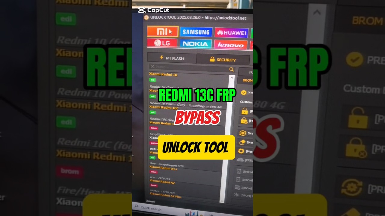 REDMI 13C FRP BYPASS UNLOCK TOOL #foryou #shorts #frpunlocktool #unlocktool #redmi13c