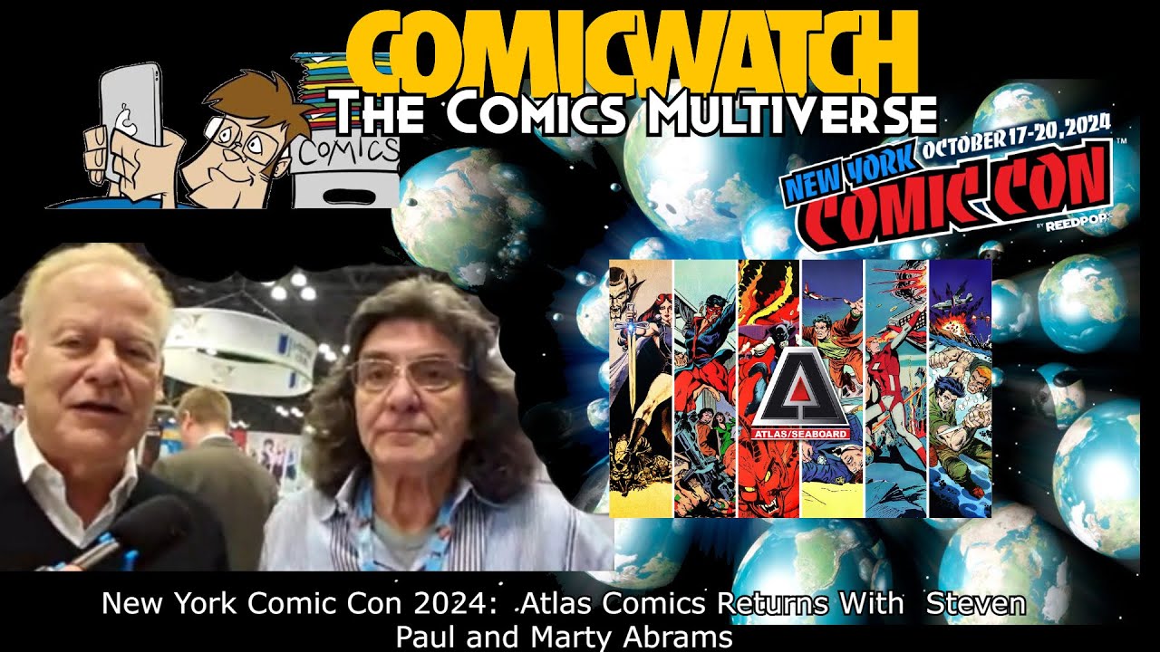 New York Comic Con 2024:  Atlas Comics Returns With  Steven Paul and Marty Abrams