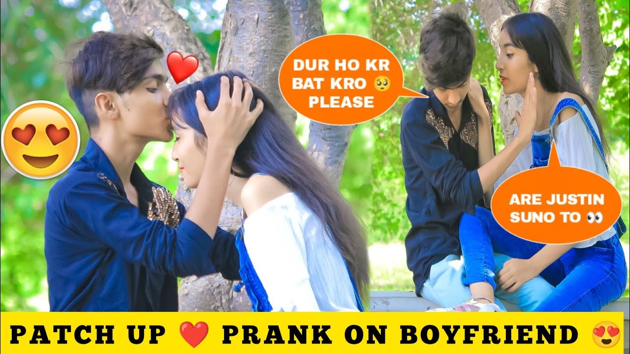 Patch-up Prank 🥺 On Boyfriend 👀 || Justin romio