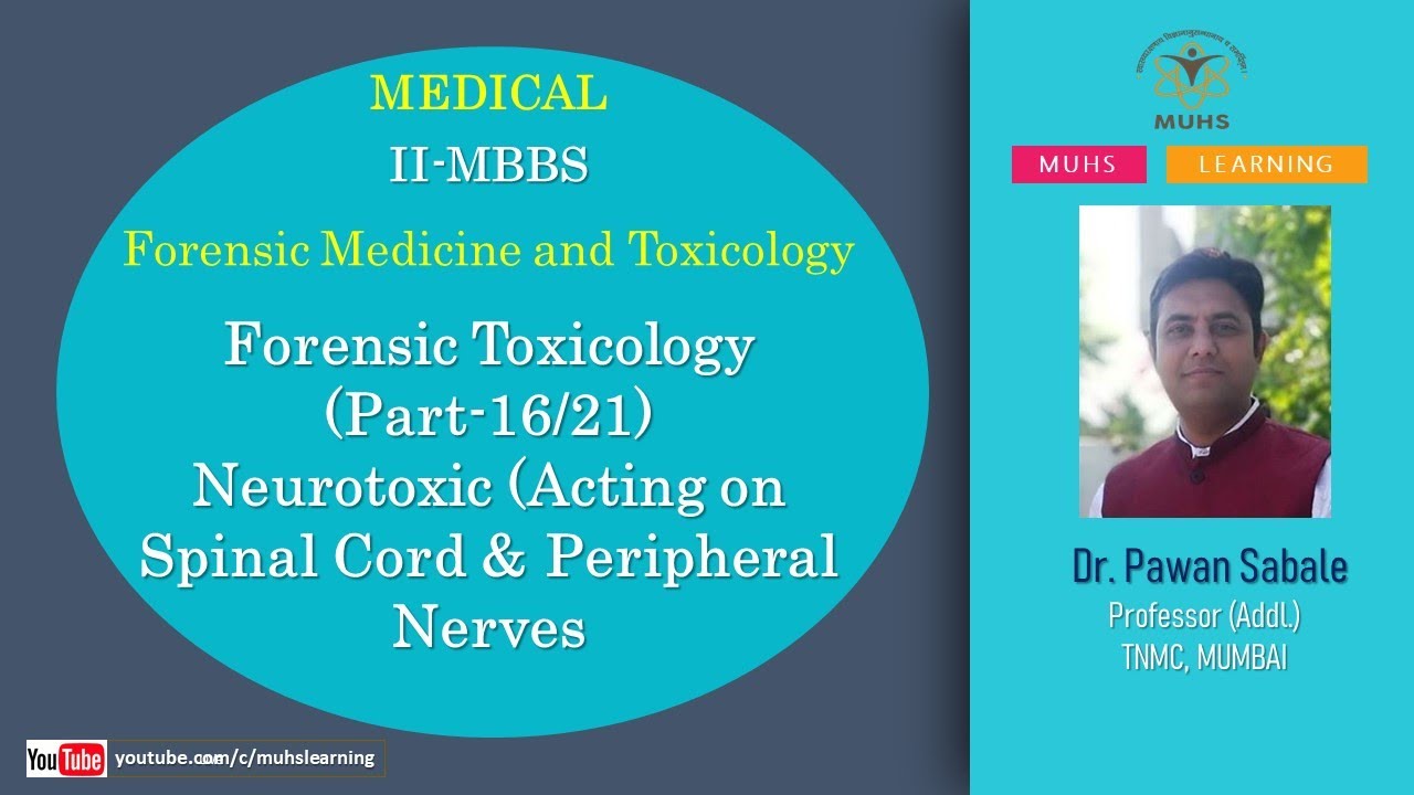Forensic Toxicology (Part-16/21) | Forensic Medicine and Toxicology | MBBS