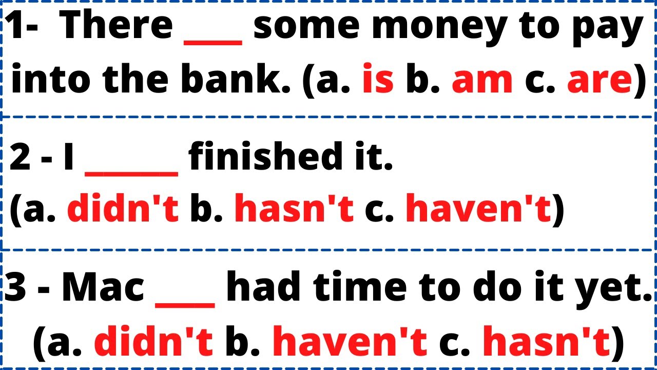 English Grammar Quiz: 30 Questions Level Test- Beginner(part2) |English MasterClass|