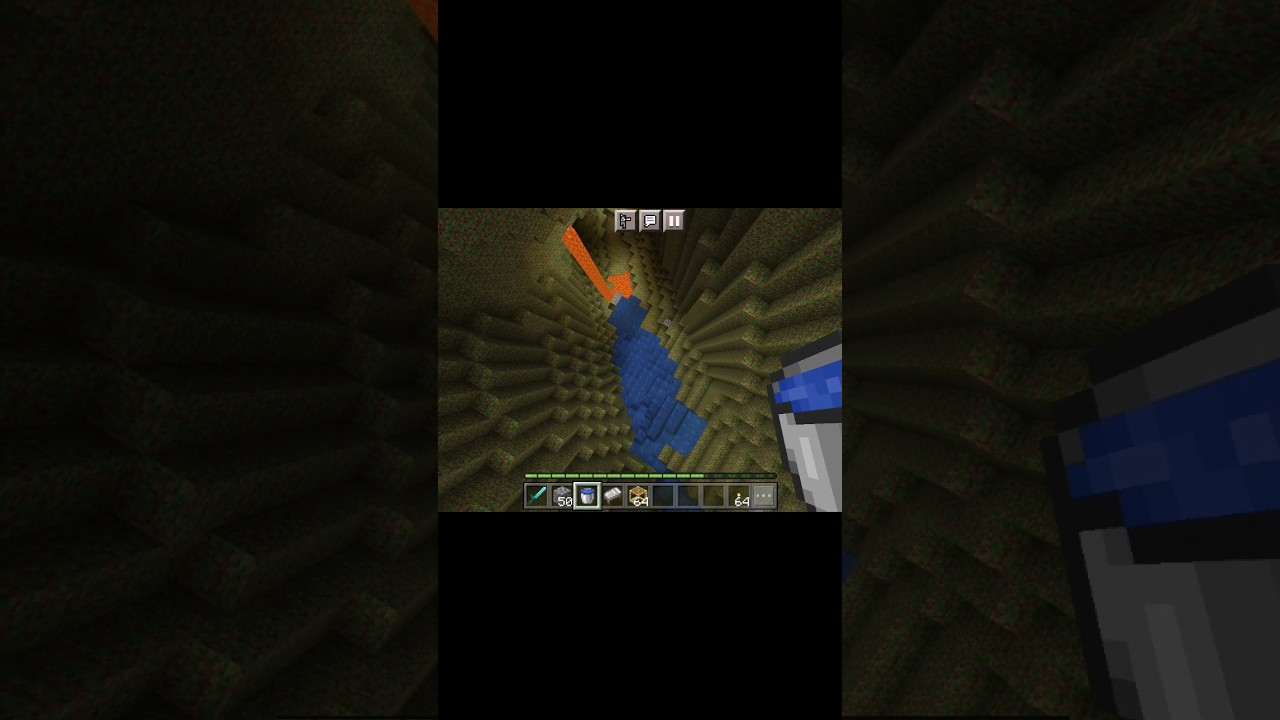 Scary situation in minecraft 😰 #minecraft #dream #shorts