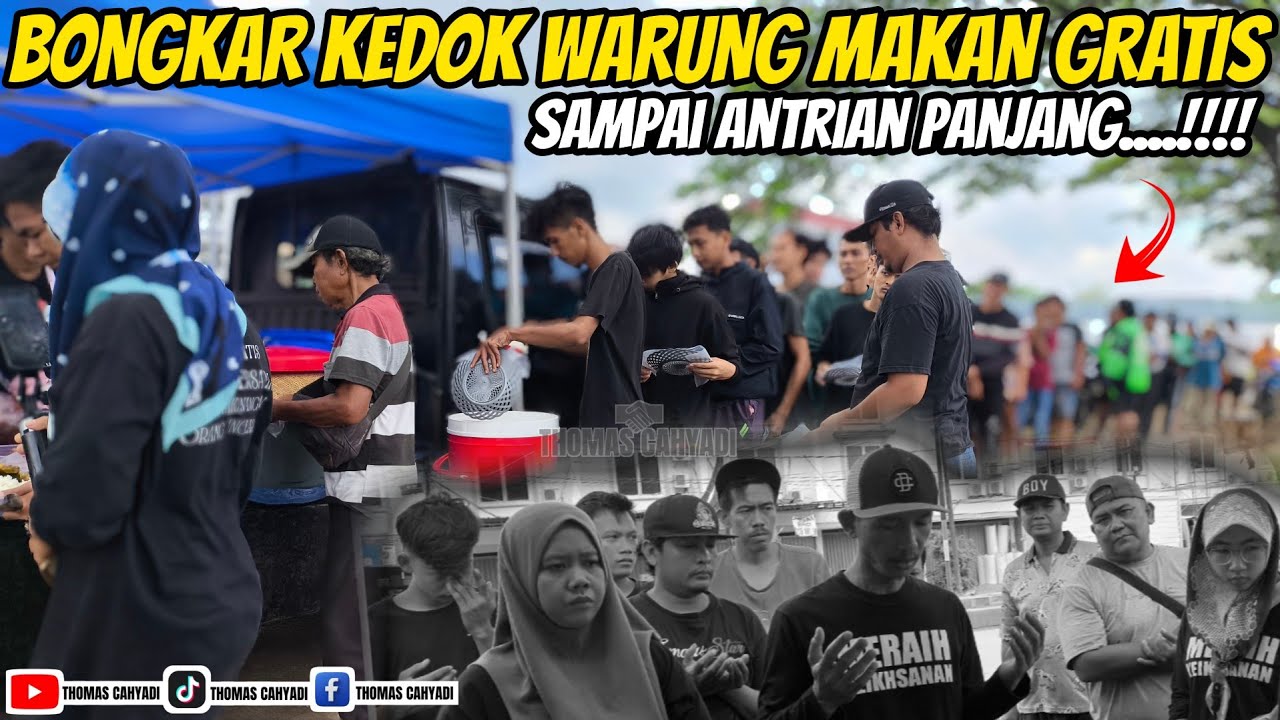 RAHASIA DI BALIK Warung Makan Gratis Thomas Cahyadi..!!!