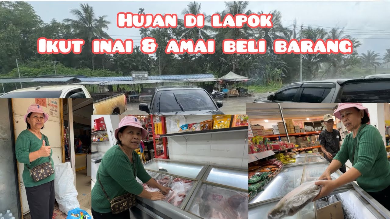 IKUT AMAI & INAI JALAN-JALAN DI PEKAN LAPOK