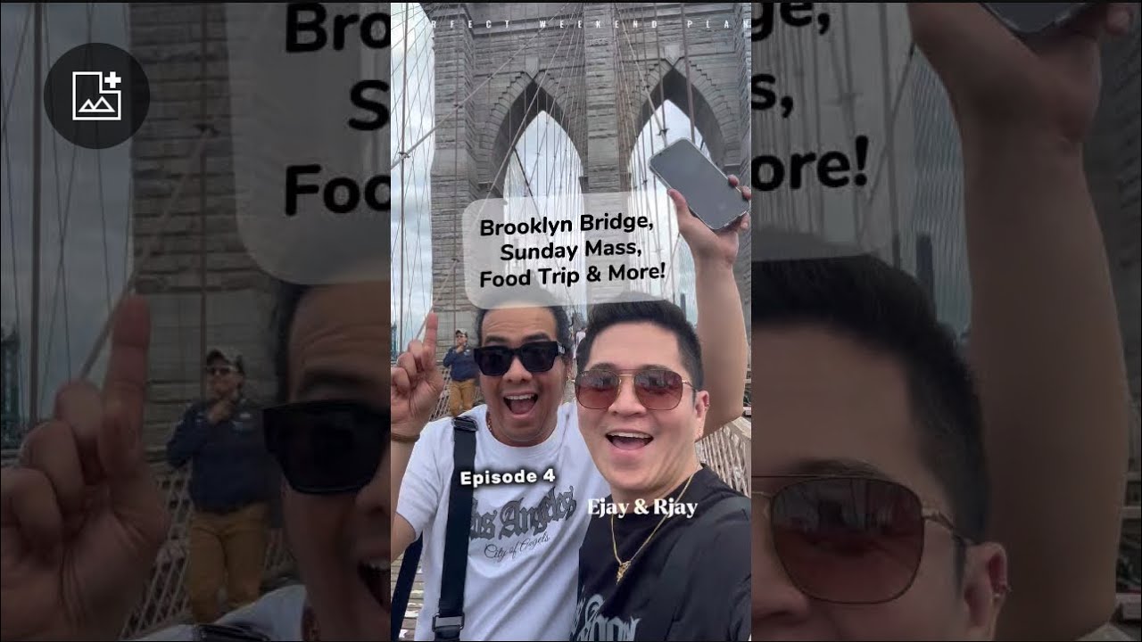 Episode 4: Brooklyn, Sunday Mass, Foodtrip & More!🇺🇸  #vacation #fyp #food #newyork #brooklyn