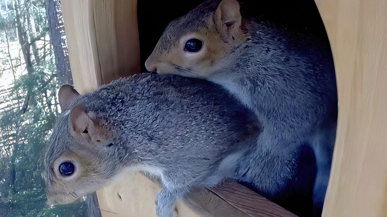 Squirrels Took Over my Barred Owl Nest Box