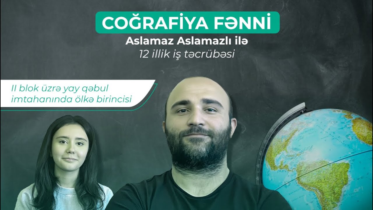 Coğrafi ünvanlar. Koordinatların tapılması. Xəritədə məsafə və sahələrin hesablanması (3-cü hissə)