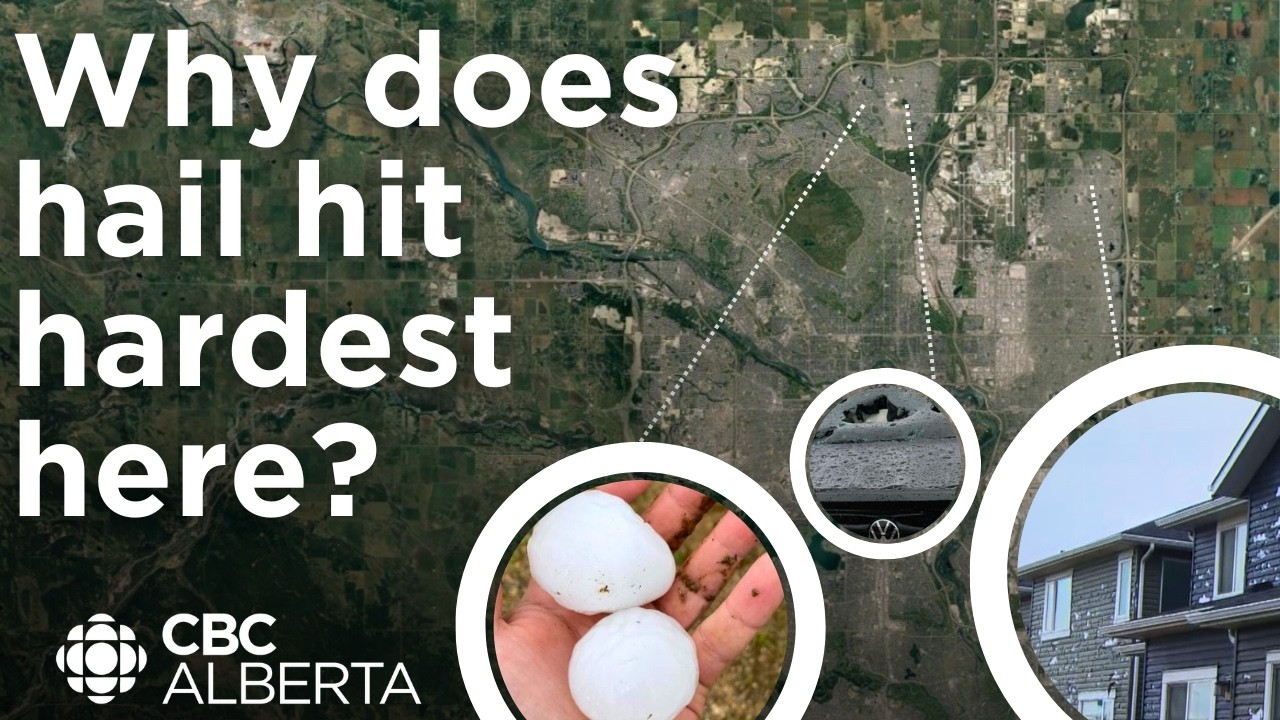 North Calgary seems to see more hail. Why?