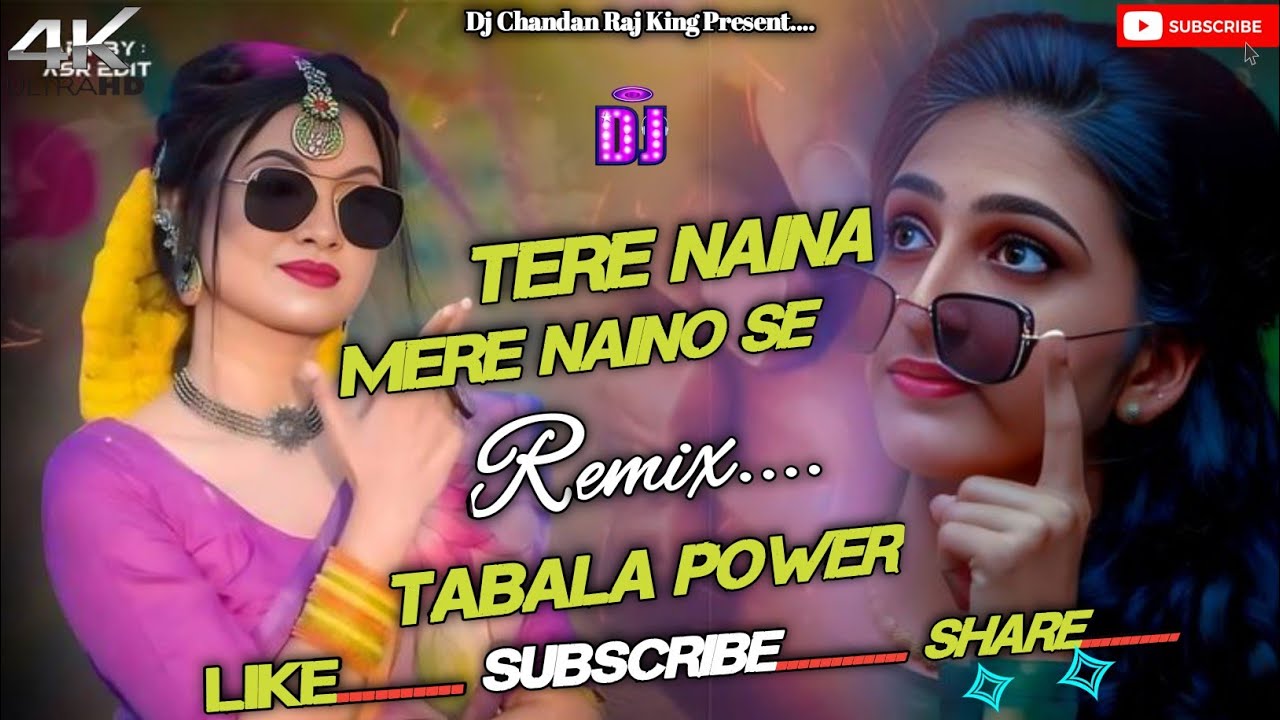#Tera_Naina_Mere_Naino_Se || #Hindi_Romantic_Song || Bhrashtachar 1989 #Pad_Mix || Dj Chandan