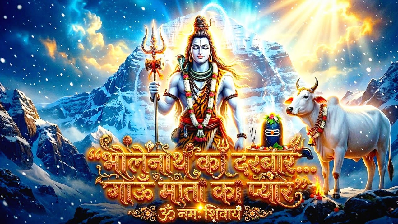 भोलेनाथ का दरबार 🔱 गौ माता का प्यार | हर हर महादेव | ॐ नमः शिवाय | Powerful Shiv Bhakti Song 2026