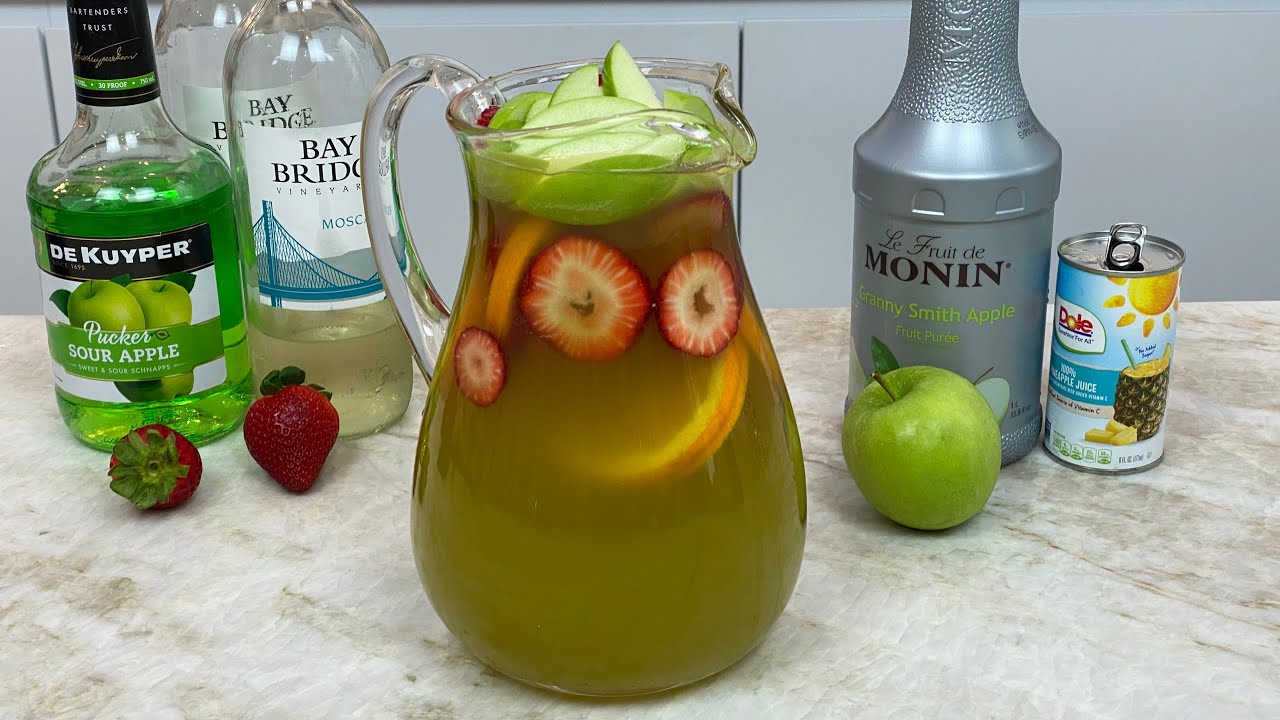 Olive Garden Green Apple Moscato Sangria