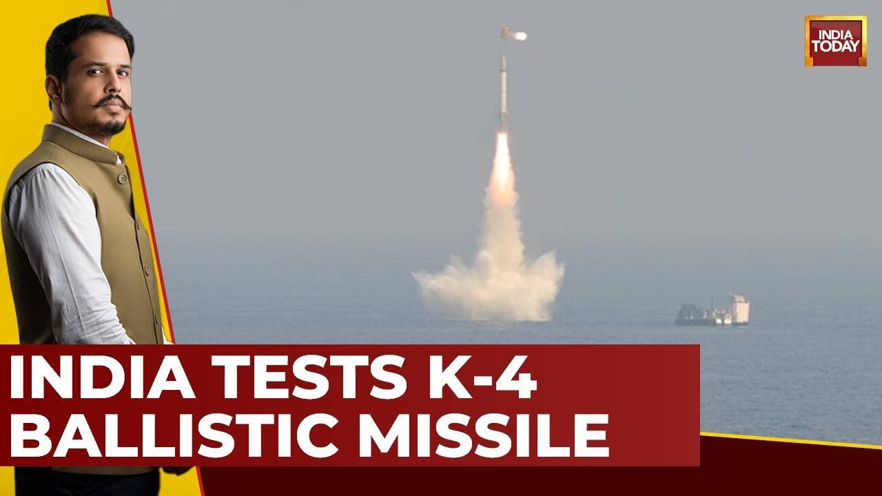 India Tests K-4 Ballistic Missile, Big Boost To India's Nuclear Submarine Force | India Today