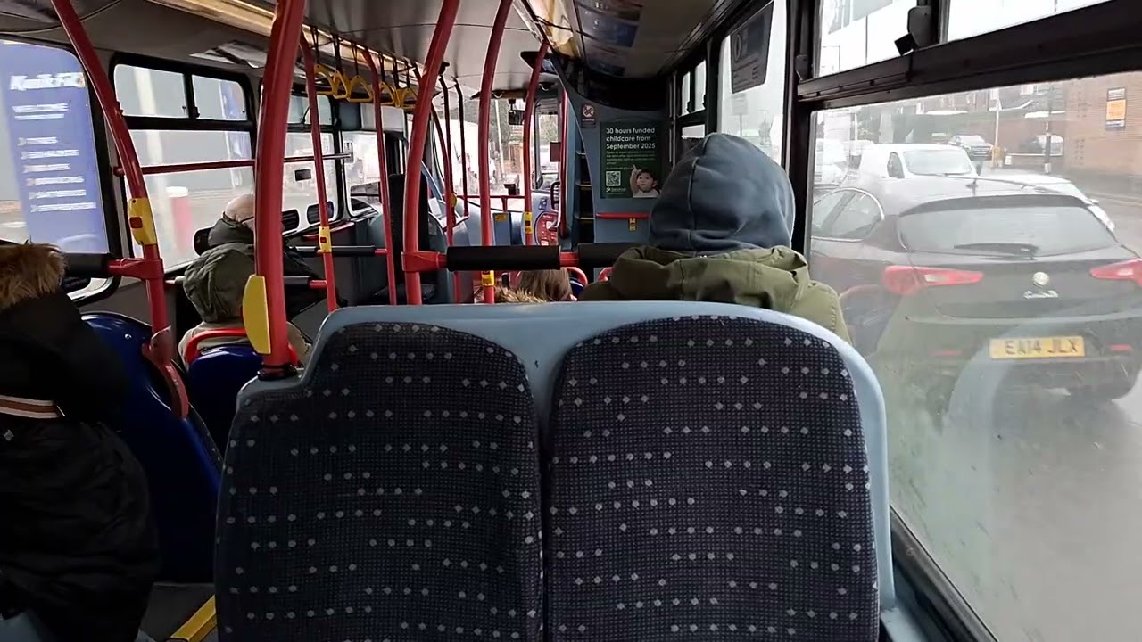 *Thrash* National Express West Midlands Wright Gemini/Volvo B7TL BU53UNB 4523 | Service 5