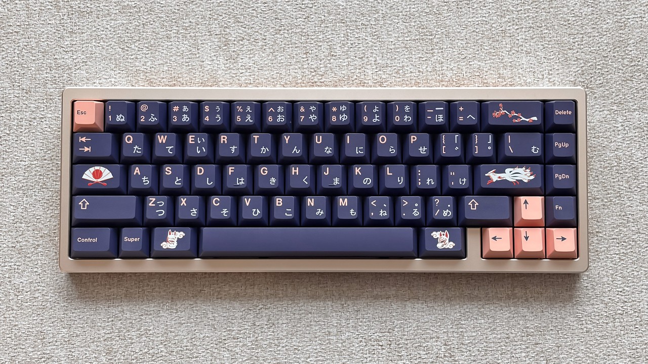HMX Yogurt | SingaKBD Kohaku | GMK Kitsune