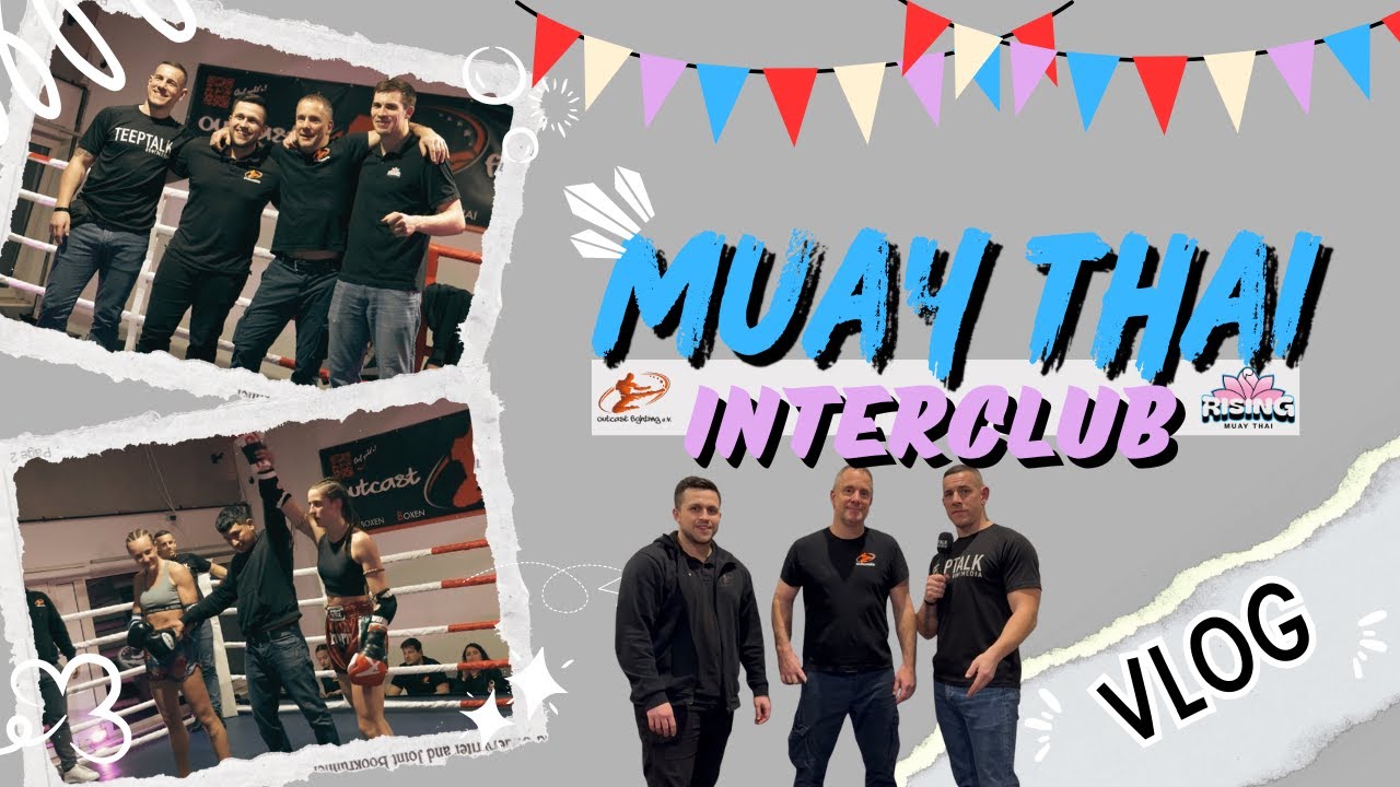 Amateur MUAY THAI in Deutschland- wir waren bei der Rising Interclub! VLOG