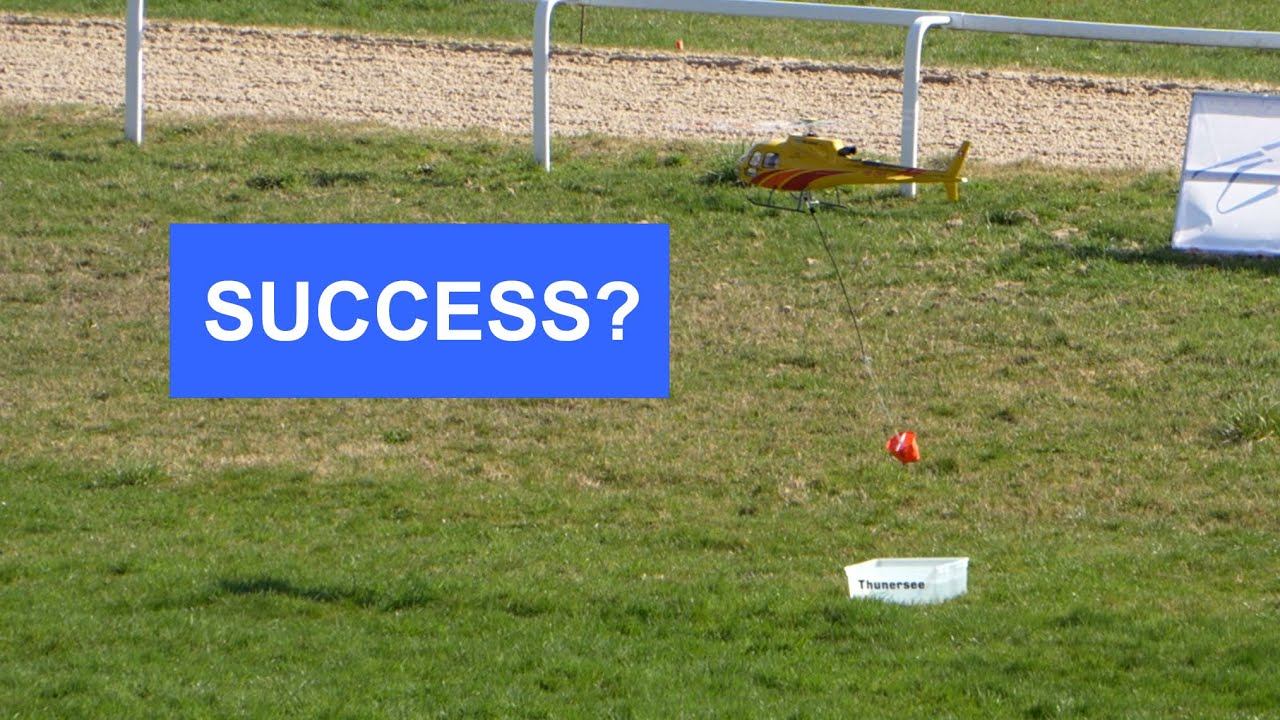 RC SCALE HELI in FIREFIGHTING mode - Ecureuil of HELIKOPTER BAUMANN at ROTOR LIVE 2024
