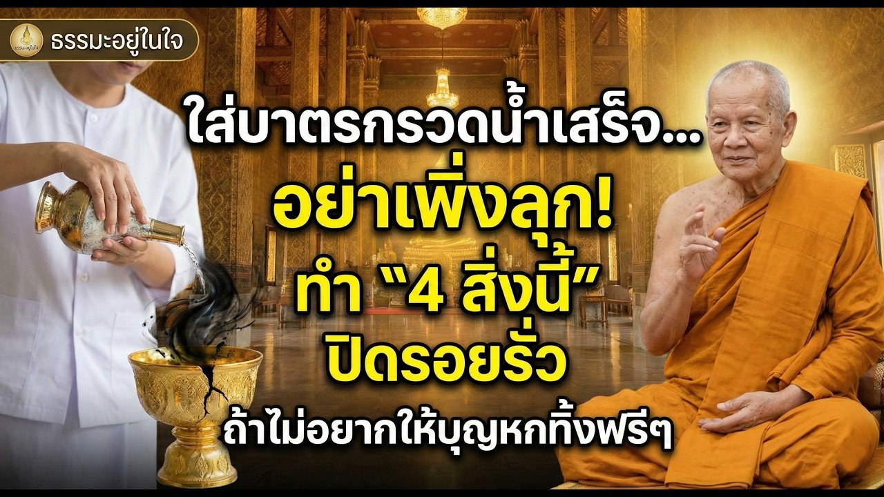 ทำบุญตั้งเยอะ ทำไมชีวิตไม่ดีขึ้น? ... เช็กด่วน! 4 พฤติกรรม 