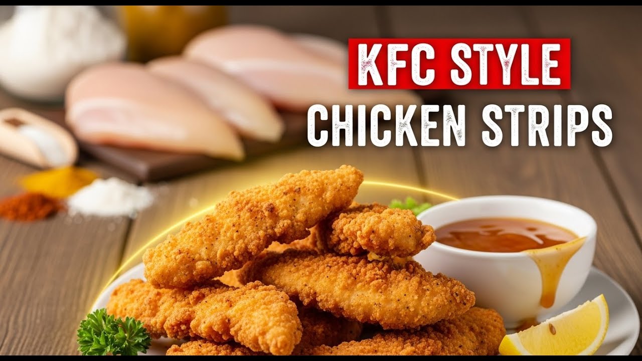 I Made KFC-Style Chicken Strips at Home 😱  || Super Crispy Recipe!