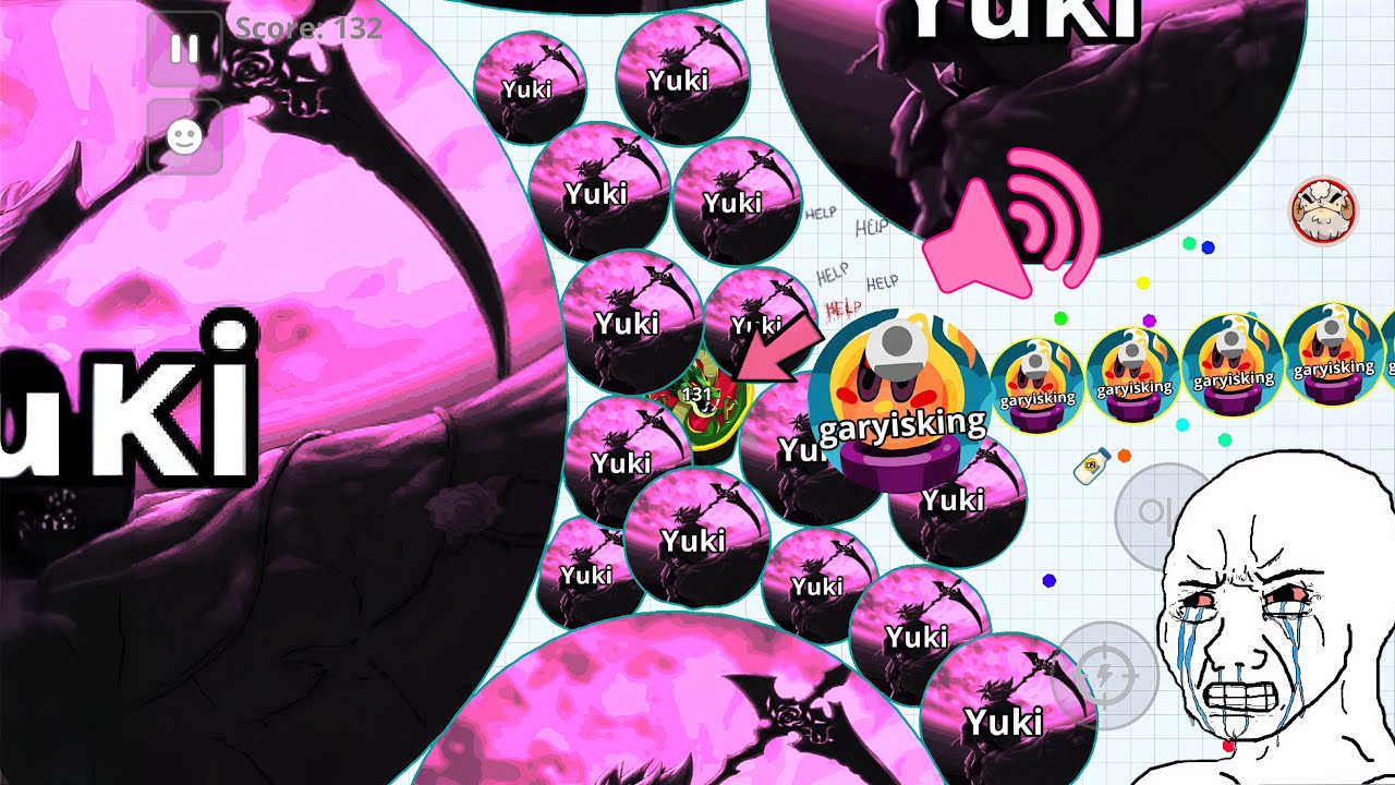 THE MOST SAVAGE TEAMS Ft. Gary (Agar.io Mobile)