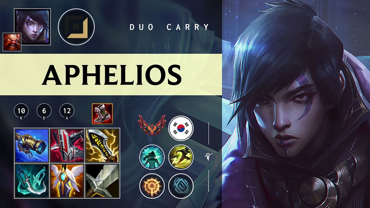 Aphelios ADC vs Twitch - KR Grandmaster Patch 26.04