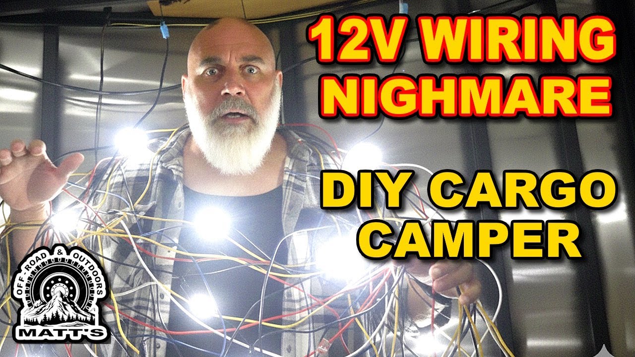 Camper Conversion Electrical Wiring Install #camperconversion 