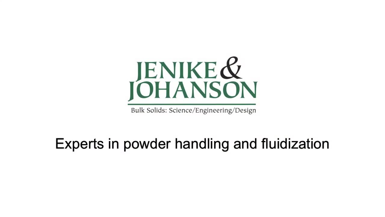 Jenike & Johanson Powder Fluidization Demonstration