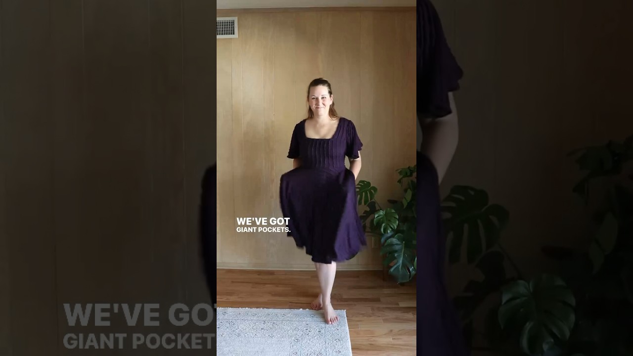 A Quick Look at my next split side dress - the tutorial is out now!