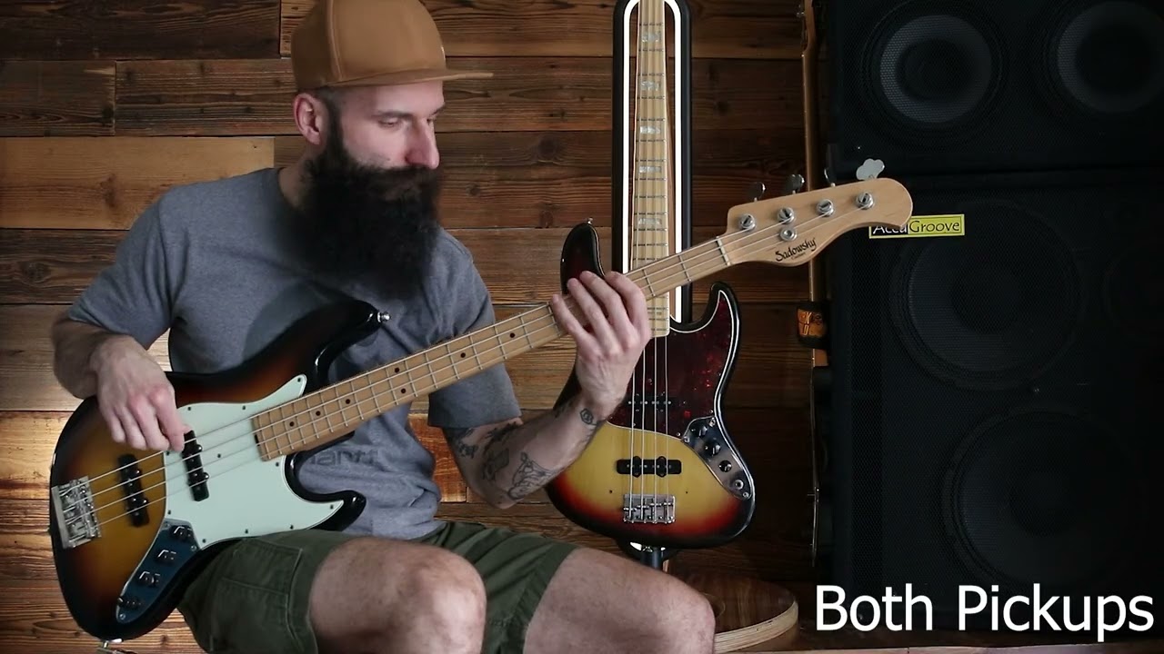 Sadowsky 2011 vs. Fender Jazz Bass 1975