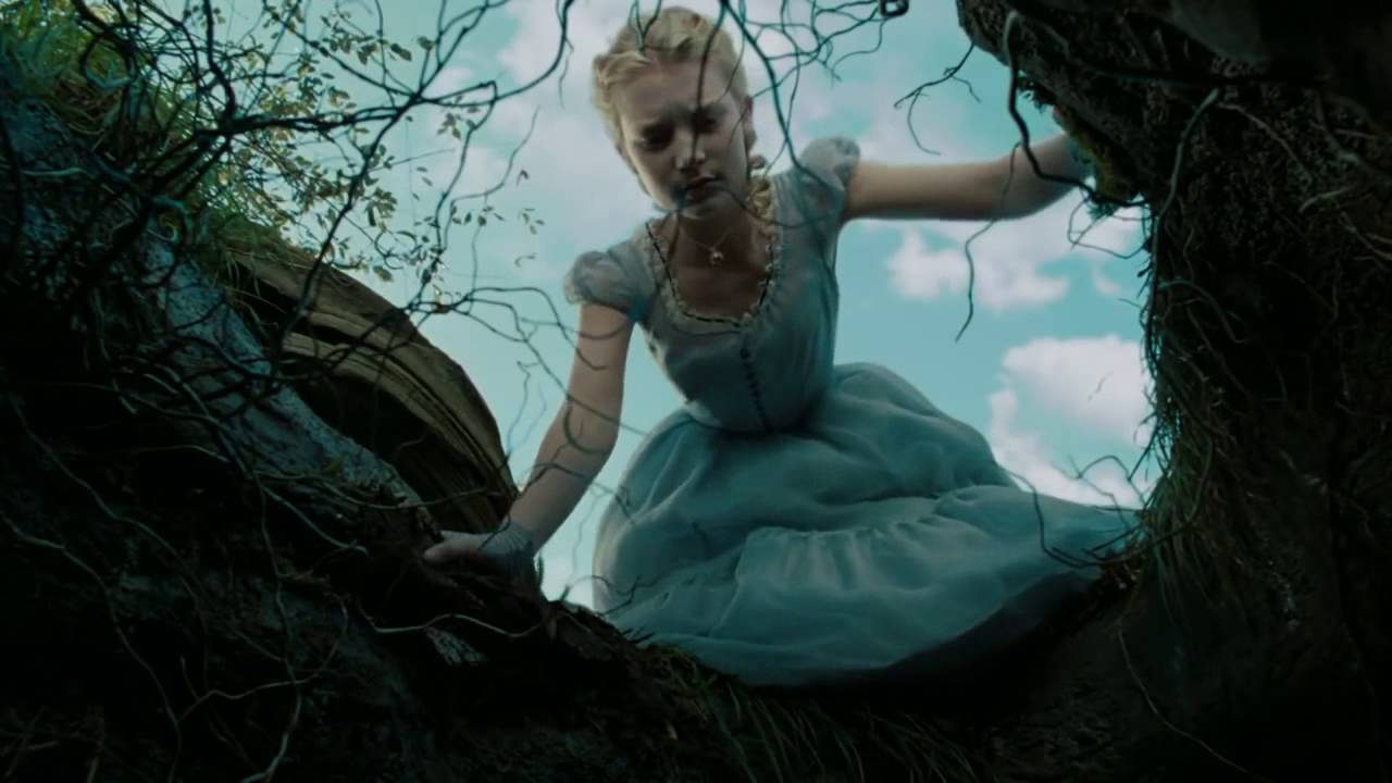 Alice In Wonderland   Clip Alice Falls Into a Rabbit Hole 2010   HD