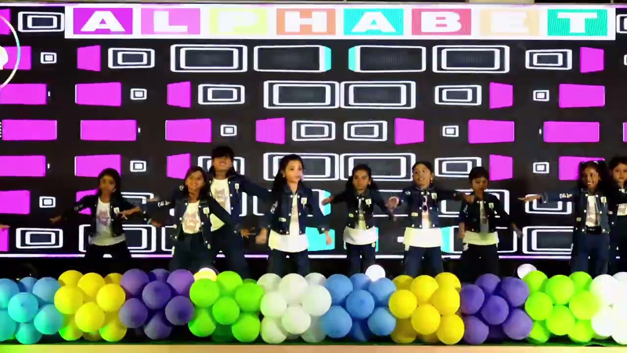 Grade1 Girls Rose Mashup Alphabet School 10th Annual Day2026