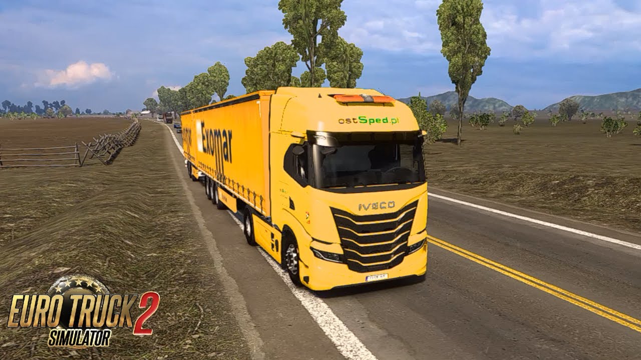 Euro Truck Simulator 2 - Iveco S-Way: Saíndo de CRATEUS (CE) no Mapa BR com Cerveja 35t no Ets2